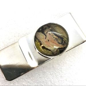 Handmade money clip silver plated